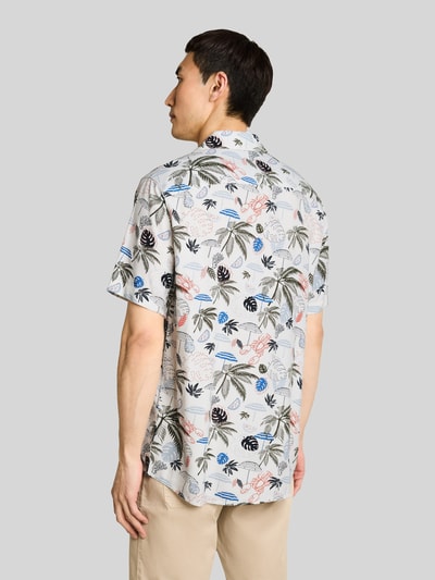Tom Tailor Regular Fit Freizeithemd aus reiner Viskose Offwhite 5