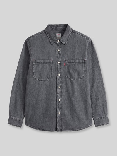 Levi's® Koszula casualowa o kroju regular fit z kieszeniami na piersi Grafitowy 2