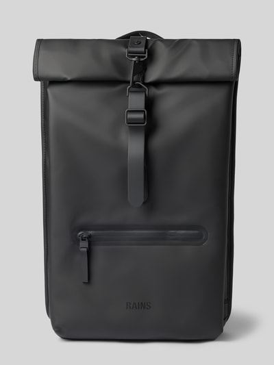 Rains Rugzak met logodetail Zwart - 1