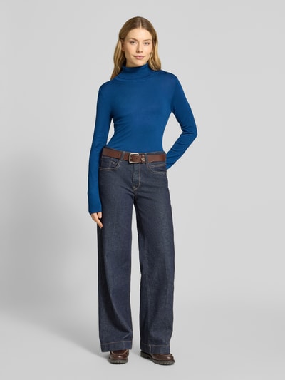 ICHI Strickpullover mit Rollkragen Modell 'MAFA' Blau 1