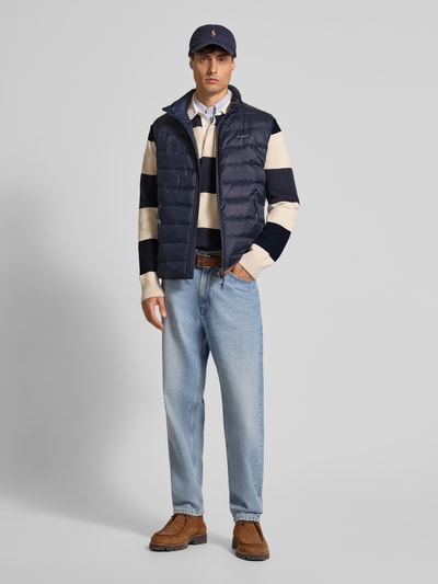 Gant Regular Fit Steppweste mit Daunen-Feder-Füllung Dunkelblau 1