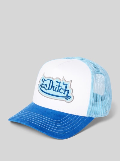 Von Dutch Trucker Cap mit Label-Patch Modell 'ROCKFORD' Bleu 1