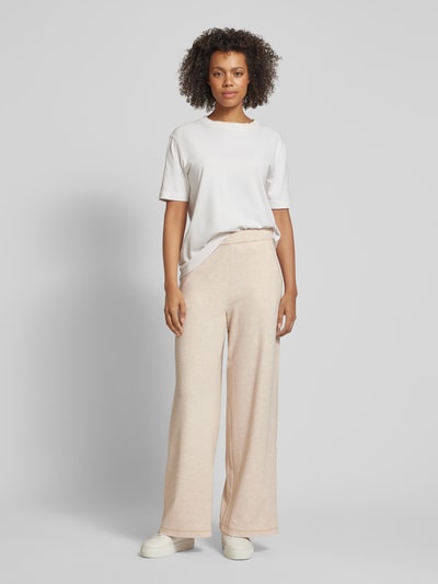 s.Oliver RED LABEL Wide Leg Sweatpants aus Jersey-Qualität Camel 1