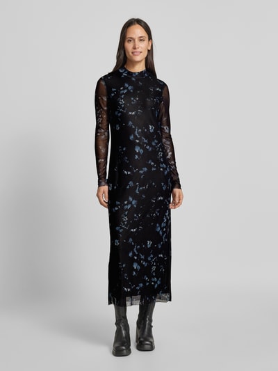 Jake*s Collection Maxi-jurk met turtleneck Zwart - 4