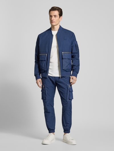 Antony Morato Blouson mit Label-Stitching Dunkelblau 1