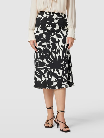 Weekend Max Mara Midirok met all-over-motief, model 'AUGUSTA' Zwart - 4