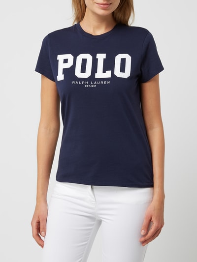 Polo Ralph Lauren T-shirt z nadrukiem z logo  Ciemnoniebieski 4