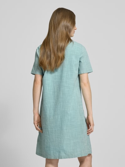 Tom Tailor Regular fit blousejurk van puur katoen Mintgroen - 5