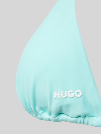 HUGO Bikini-Oberteil in Triangel-Form Modell 'PURE' Blau 2