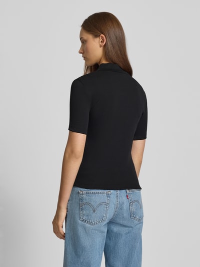 Calvin Klein Jeans Slim fit poloshirt met labeldetail Zwart - 5