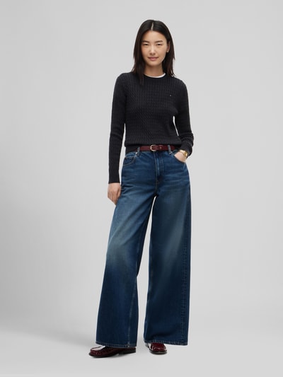Tommy Hilfiger Regular fit pullover van pure katoen ' Donkergrijs - 1