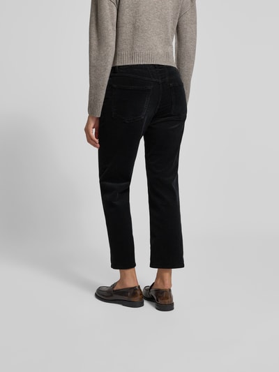 Closed Regular Fit Cordhose mit Logo-Patch Black 5