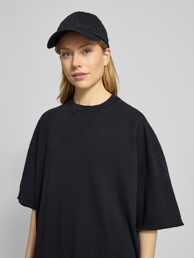 American Vintage Oversized T-shirt met ronde hals, model 'AFOMA' Antraciet - 3