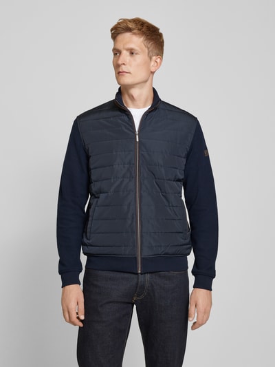 bugatti Sweatjacke mit Stehkragen Marine 4