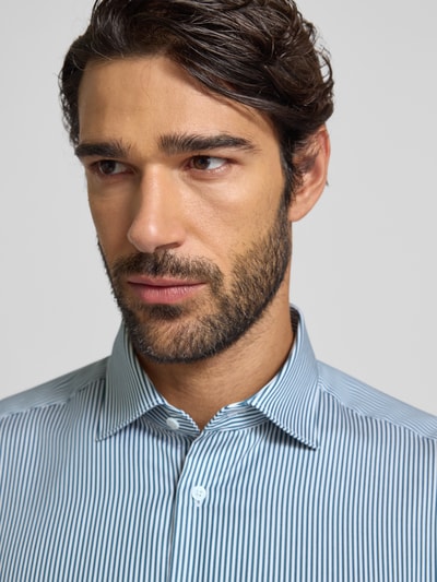 SEIDENSTICKER REGULAR FIT Koszula biznesowa o kroju regular fit z listwą guzikową Petrol 3