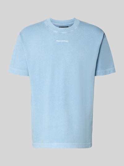 Marc O'Polo Relaxed Fit T-Shirt aus reiner Baumwolle Hellblau 2