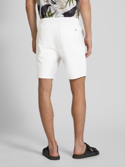 Only & Sons Shorts mit elastischem Bund Modell 'LINUS' Weiss 5