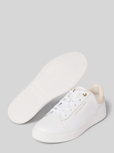 Tommy Hilfiger Lage sneakers van echt runderleer Wit - 4