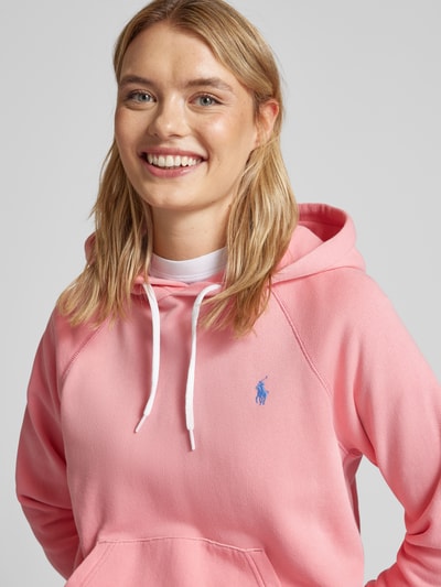 Polo Ralph Lauren Bluza z kapturem i wyhaftowanym logo Mocnoróżowy 3