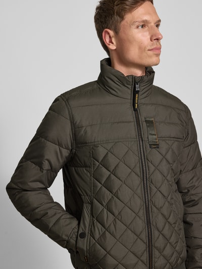 PME Legend Steppjacke mit Stehkragen Modell 'GLIDER' Schlamm 3
