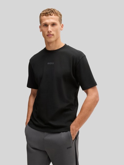 BOSS Green Regular Fit T-Shirt aus reiner Baumwolle Modell 'TEE 10' Black 4