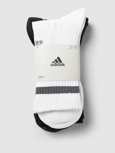 ADIDAS SPORTSWEAR Socken mit elastischem Einsatz Modell '3STRIPES' im 3er-Pack Weiss 3