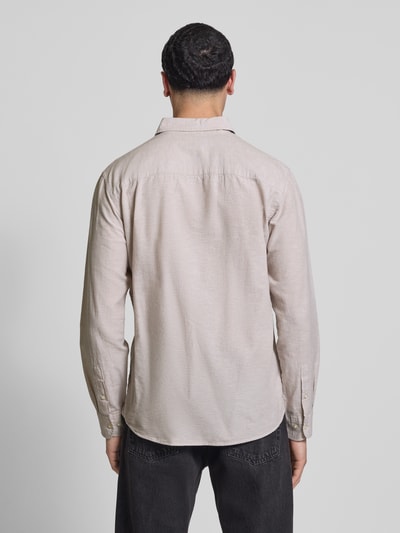 JACK & JONES Regular Fit Freizeithemd mit Kentkragen Modell 'BREEZE' Sand 5