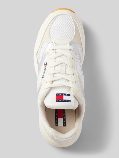 Tommy Jeans Sneaker mit Label-Detail Modell 'THE CONEY METALLIC' Beige 3