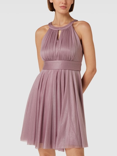 Jake*s Cocktail Cocktailkleid mit Neckholder Mauve Melange 4