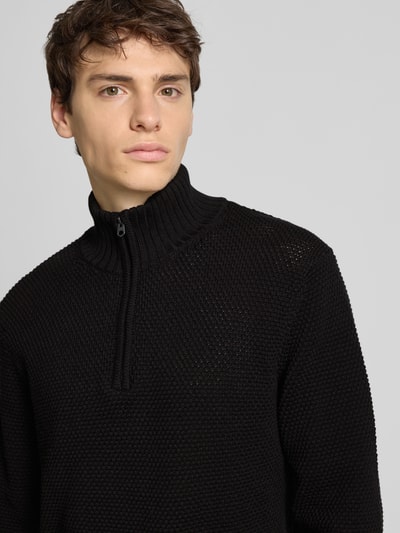 G-Star Raw Gebreide pullover met ribboorden Zwart - 3