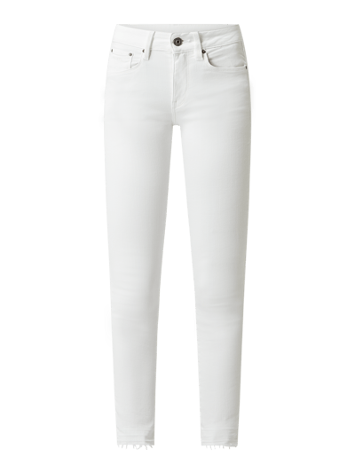 G-Star Raw Korte skinny fit mid waist jeans met stretch - duurzaam  Wit - 2