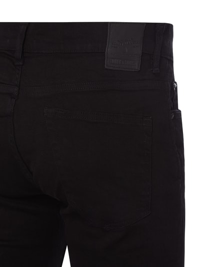 Only & Sons Slim Fit Jeans mit Stretch-Anteil Modell 'Loom' Black 4