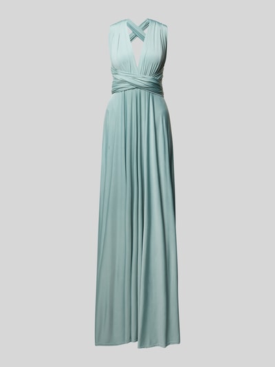 Rose Avenue Abendkleid mit V-Ausschnitt Ocean 2