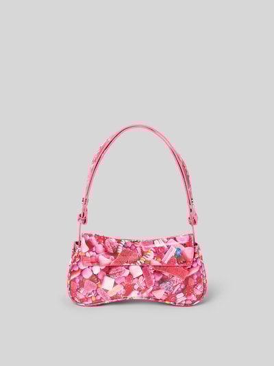 Diesel Shoulder Bag mit Label-Applikation Pink 4