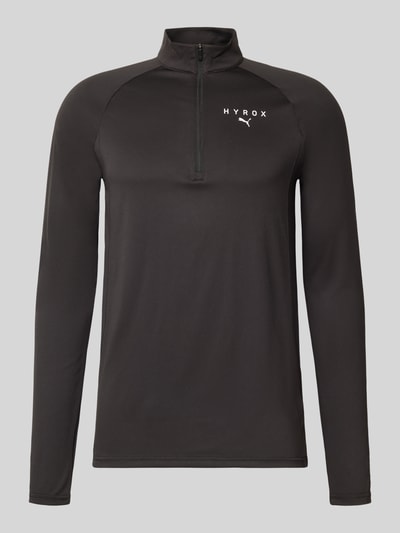 PUMA PERFORMANCE Shirt met lange mouwen en labelprint Zwart - 1