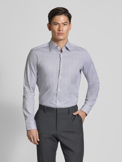 BOSS Regular Fit Businesshemd mit Kentkragen Modell 'JOE' Marine 4