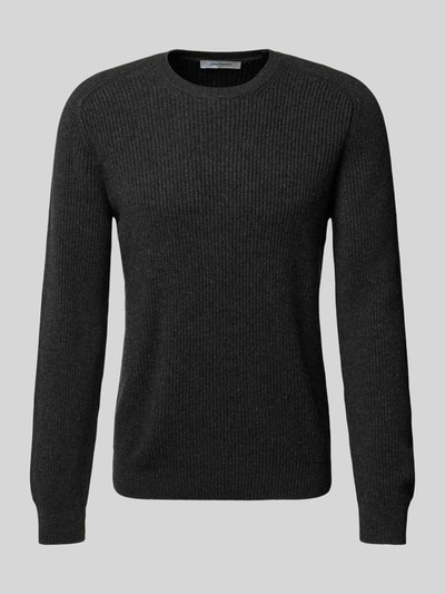 GRAN SASSO Gebreide pullover met ronde hals Antraciet - 2