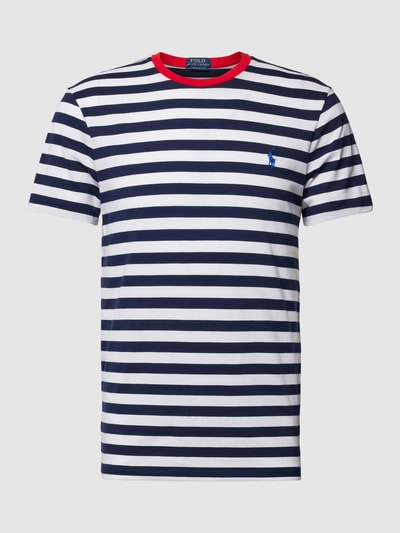 Polo Ralph Lauren T-Shirt mit Streifenmuster Marine 2