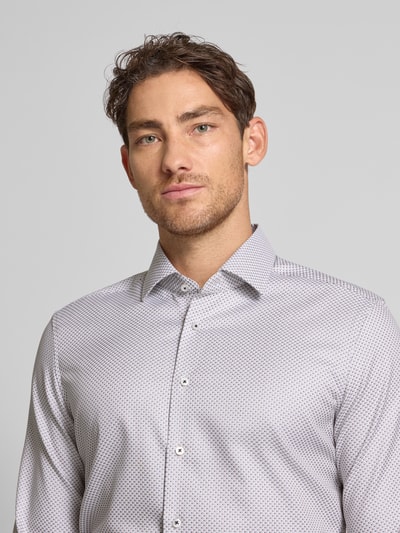 ETERNA Slim Fit Business-Hemd mit Kentkragen Sand 3