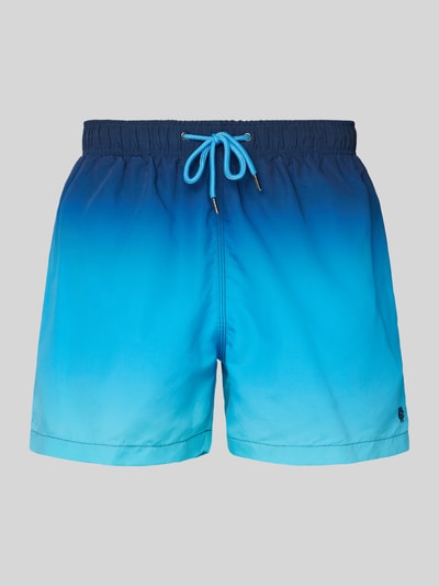 MCNEAL Relaxed Fit Badeshorts mit Logo-Stitching Marine 1