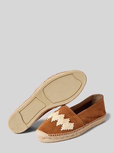 Castañer Espadrilles in gevlochten look, model 'KAREN' Cognac - 4