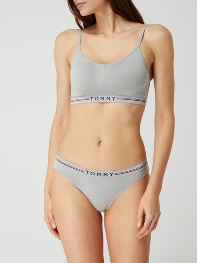 TOMMY HILFIGER Slip mit Stretch-Anteil Mittelgrau Melange 1