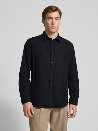SELECTED HOMME Regular fit vrijetijdsoverhemd van puur katoen, model 'NOAH' Zwart - 4