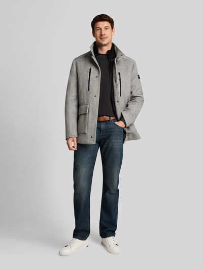 Tom Tailor Funktionsjacke mit Stehkragen Dunkelgrau 1