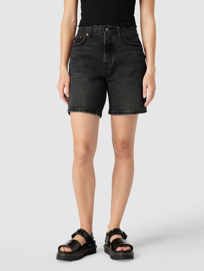 Levi's® Jeansshorts mit Label-Patch Dunkelgrau 4