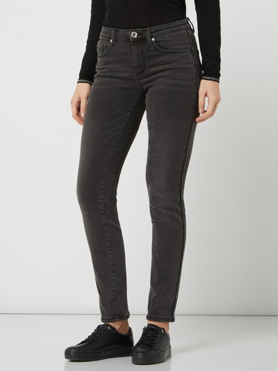 Tom Tailor Slim fit jeans met stretch, model 'Alexa' Antraciet - 4