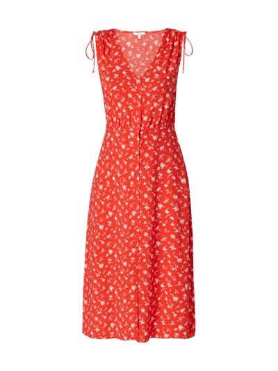 Jake*s Casual Hemdblusenkleid mit floralem Muster Terrakotta 2