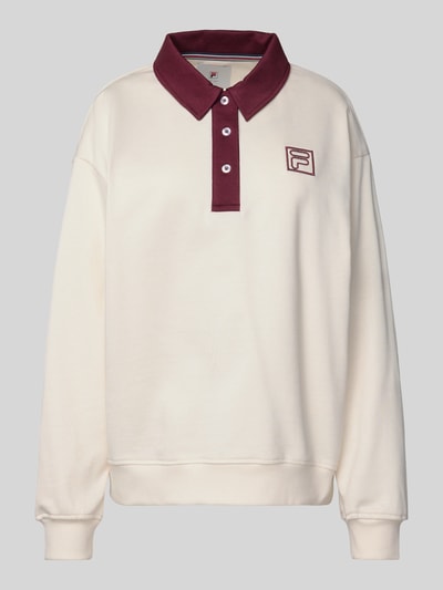 FILA Loose fit sweatshirt, model 'LAGRIO' Offwhite gemêleerd - 2