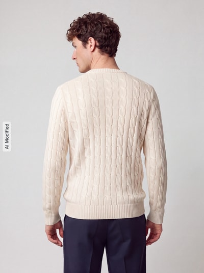 Polo Ralph Lauren Pullover mit Logo-Stitching Offwhite 5