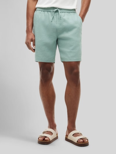 Tommy Hilfiger Regular Fit Chinoshorts Modell 'DOVER' Tuerkis 4